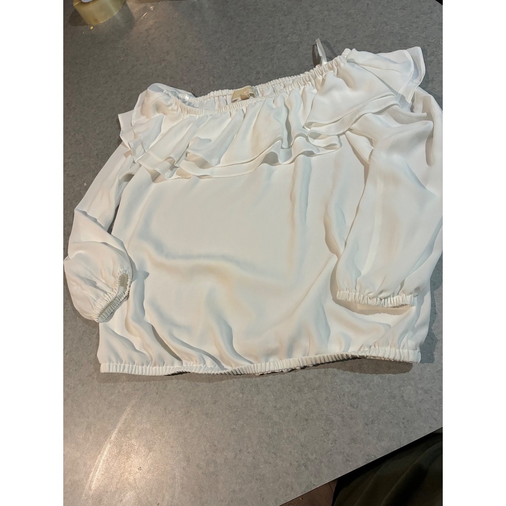 Michael Michael Kors Off The Shoulder Blouse S White
